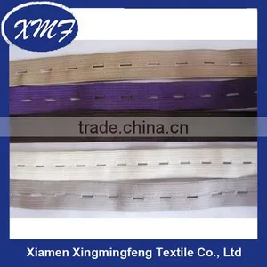 Knit Elastic Tape With Button Holes for Adjust Pants thumbnail-1