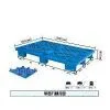 Square Space Plastic Pallet 1208 thumbnail-1