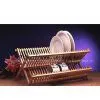Folding Wooden Dish Drying Rack thumbnail-1