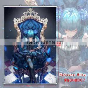 Hatsune Miku Japanese Popular Singer Cosplay Anime Decorative Wallscrolls 60*90CM thumbnail-1
