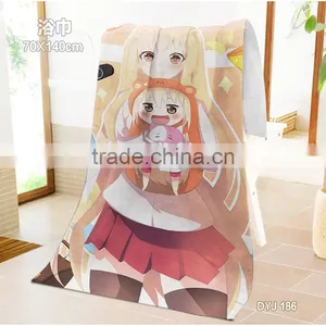 Himouto! Umaru-chan One Side Pattern Cartoon Anime Bath Towel thumbnail-1