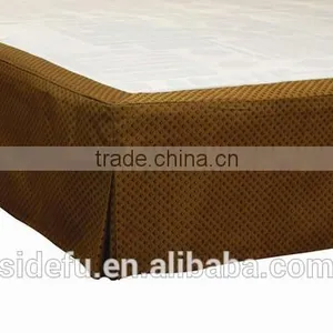2017 Wholesale Customized High Quality 5 Star Hotel Jacquard Bed Skirt thumbnail-2