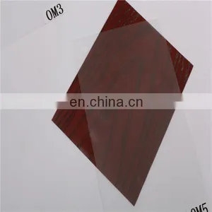 Golden Manufacture Packaging Wood Grain Calendered PVC Rigid Sheet thumbnail-1