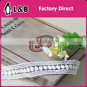 China Factory 2017 Embroideried Lace Trimmings Yarn,milk Silk Lace thumbnail-3