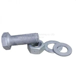 Manufacturer Hot Galvanized Bolt, Outer Hexagonal Bolt, Hexagon Screw, Guaranteed Quality thumbnail-1