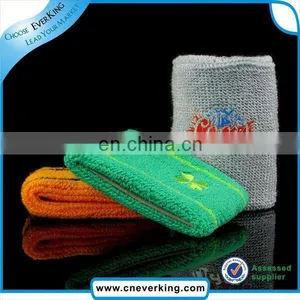 Custom Newest Cotton Sports Sweatband Wrist Protection With Watch Factory Wholesale thumbnail-2