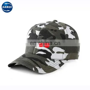 Custom LOGO Printed Camouflage Fabric Men Army Cap thumbnail-4