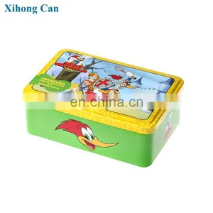 Hot Sale Rectangular Metal Personalized Gift Storage Tin Box thumbnail-4