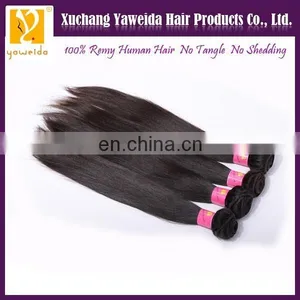 Xuchang Braiding Remy Hair Full Cuticle Silky Straight Natural Color Hair Weaving thumbnail-1