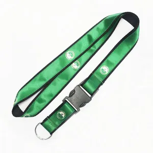 Top Quality Fashion Polyester Custom Logo Double Layer Satin Lanyard Polyester Lanyard With Sublimation Satin Lanyard thumbnail-1