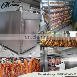 Industrial Sausage Meat Smoker Machine/meat Smoking Machine/meat Smoke Oven for Sale thumbnail-6
