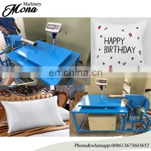 China Best Price and Good Selling Fiber Pillow Filling Machine With Weighting Table thumbnail-1