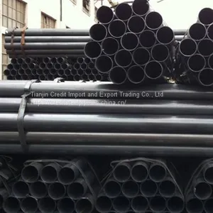 ASTM A53 Welded Steel Pipe ERW Steel Pipe Fluid Steel Pipe For Sale thumbnail-1