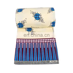 Wholesale 2019 in Stock 100% Cotton Wax Prints African Wax Fabric thumbnail-2