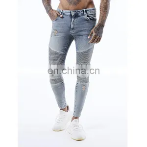 DiZNEW 2019 Welcome Designs Trousers Biker Skinny Jeans Men thumbnail-2