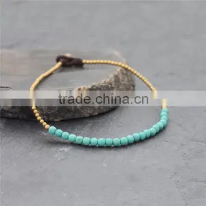 Wax Cord Bracelets Jewelry of Beads Tredn 2016 XE09-0183 thumbnail-1
