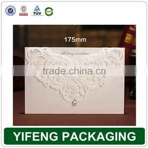 Fancy Handmade Laser Cut Red Chinese Wedding Invitation Card thumbnail-5