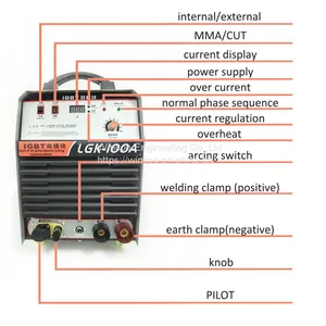 LGK100 Air Plasma Welders Plasma Cutter Inverter Passed CE thumbnail-5