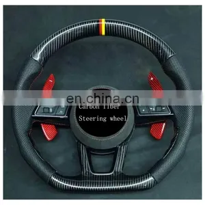 Carbon Fiber Steering Wheel for Audi A1 S1 A3 S3 A4 S4 A5 S5 A6 S6 A7 S7 A8 S8 Car Modification Steering Wheel thumbnail-2