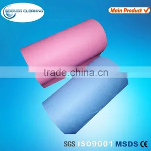 China Factory Supply Honeycomb Embossed Wood Pulp Nonwoven Fabric thumbnail-3