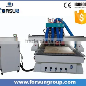 China Supplier Mdf Cutting Power Wood Cnc Router Multi Spindle Machine for Door Furniture thumbnail-1