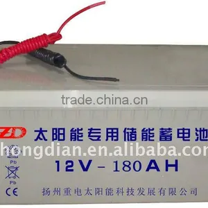 12V 180AH GEL BATTERY FOR SOLAR SYSTEM thumbnail-1