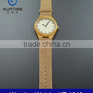 Factory Sale Leather Wooden Watch Bulk Buy From China thumbnail-5