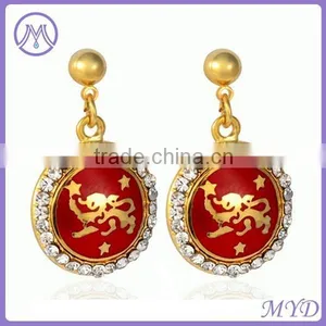 Fashion Enamel Drop Earrings Jewelry Making thumbnail-3