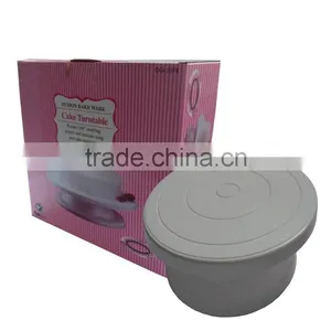 11" Plastic Cake Decorating Turntable thumbnail-4