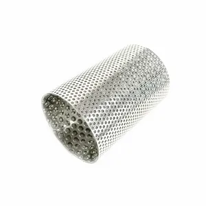 Wholesale 304 Stainless Steel Woven Wire Mesh Screen Cylinder Filter Tube For Liquid Fitration thumbnail-3