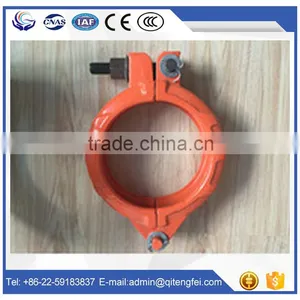 For Putzmeister Concrete Pump 6'' Pipe Clamp With Screw for Pipe Fitting thumbnail-1