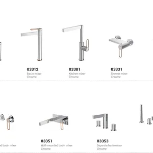 Pull-out Design Dual Control of Cold and Hot Water Multiple Water Outlet Modes High-quality Durable Material Basin/Kitchen Mixer Series thumbnail-2