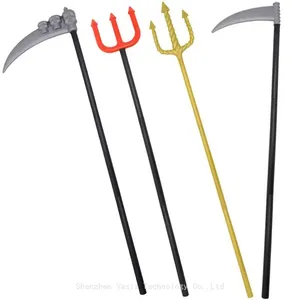 Wholesale Plastic Grim Reaper Scythes - Halloween Cosplay Props for Kids Adults thumbnail-1