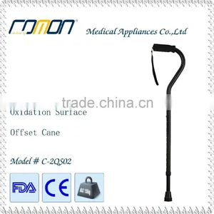 Adjustable Walking Cane With Offset Handle thumbnail-1