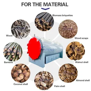 High Quality Wood Charcoal Making Machine Manual Oven thumbnail-5