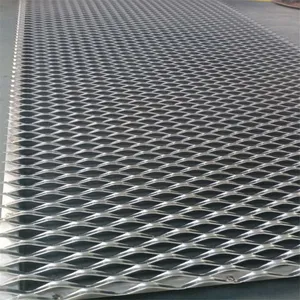 Aluminum Facade Expanded Metal Mesh for Trailer Flooring & Diamond Grille Fence Panels thumbnail-4