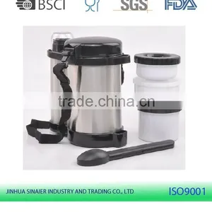 Double Wall Stainless Steel Vacuum Lunch Box Keep Food Hot thumbnail-1