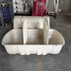 3-Compartment FRP Septic Tank, 5000 Liters Capacity, Compliant With ASTM D4097 Standards thumbnail-1