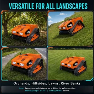VTC550 Gasoline 2 Stroke Lawn Mower Still Durable Construction Robotic RTK Lawn Mower 2000 Sqm For Greenhouses thumbnail-2