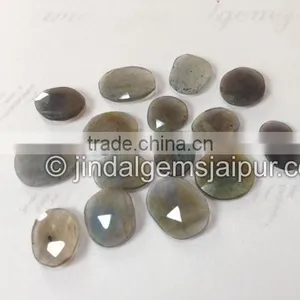 Wholesale Labradorite Rose Cut Flat Cabochons 10 To 15 MM thumbnail-1