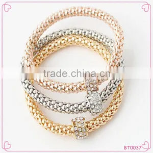 New European Style Exaggerated Gold /Silver Metal Bracelet Fine Jewelry Set thumbnail-1