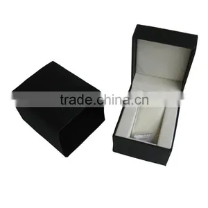W1455-2 Factory Wholesale Velvet Watch Cushion Leather Wooden Watch Box thumbnail-4
