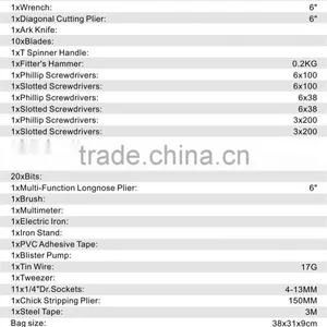 60pc Hardware Tool Set thumbnail-2