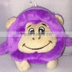 Free Sample 2015 Hot Sale Monkey Coin Purse/plush Monkey Coin Purse thumbnail-1