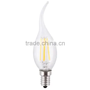 Hot Decoration LED Candle Light Dimmable 4w E12 E14 220v Led Filament Bulbs 2w Led Candle Lights thumbnail-6