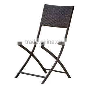Easy Three-piece Balcony Foldable Cast Aluminum Outdoor Furniture Metal Miami Rattan Furniture thumbnail-3