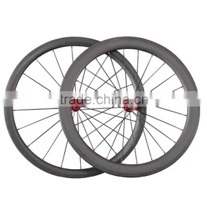 ICAN Carbon Road Bike Wheels Clincher 40/56C Basalt Brake 20/24 Holes thumbnail-1