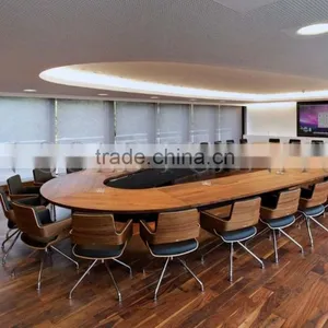 New Luxury Conference Desk Large Office Meeting Table Design (SZ-MT119) thumbnail-1