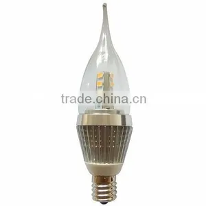 Good Quality White/warm White AC85V-265V E12 B22 Tail Light Led Candle Bulb thumbnail-2