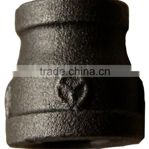 Galvanized Black 134 Banded Beaded Service Tee Malleable Cast Iron Pipe Fittings thumbnail-2